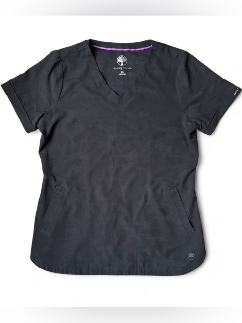 Healing Hands Women’s V-Neck Scrub Top